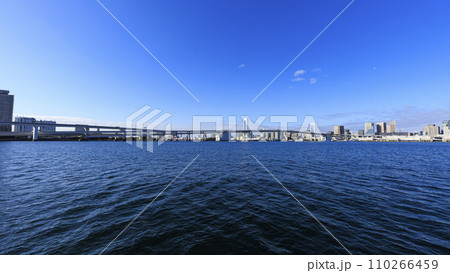 豊洲からみた東京港 豊洲からみた東京港 110266459