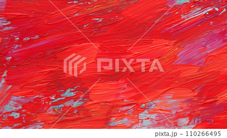 抽象的な油絵のクローズアップ 110266495