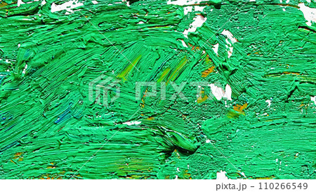 抽象的な油絵のクローズアップ 抽象的な油絵のクローズアップ 110266549