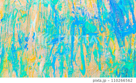 抽象的な油絵のクローズアップ 110266562