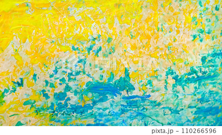 抽象的な油絵のクローズアップ 110266596