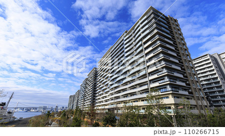 晴海ふ頭からみた東京港 110266715