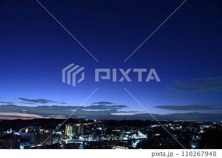 夜明け前の空と星 夜明け前の空と星 110267948