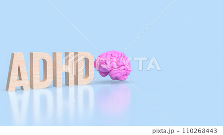 The ADHD for medical or education concept 3d rendering. The ADHD for medical or education concept 3d rendering. 110268443