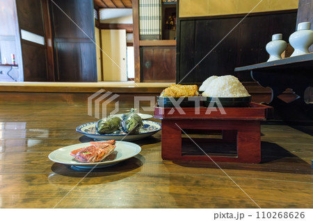 恵比須講のお供え 110268626