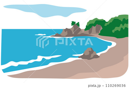 桂浜 高知県 観光名所 素材 桂浜 高知県 観光名所 素材 110269036