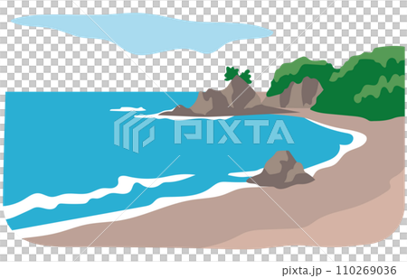 桂浜 高知県 観光名所 素材 桂浜 高知県 観光名所 素材 110269036