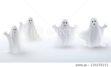 かわいいオバケのイラスト 110270231