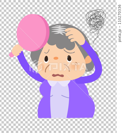 Grandma - white hair Grandma - white hair 110270336