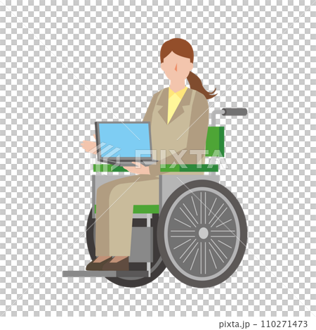 Image illustration of employment of people with disabilities 110271473