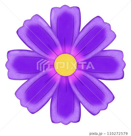 vector illustration of a flower 110272579