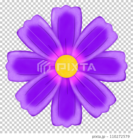 vector illustration of a flower 110272579