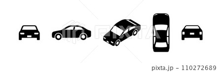 自動車のアイコンセット 自動車のアイコンセット 110272689