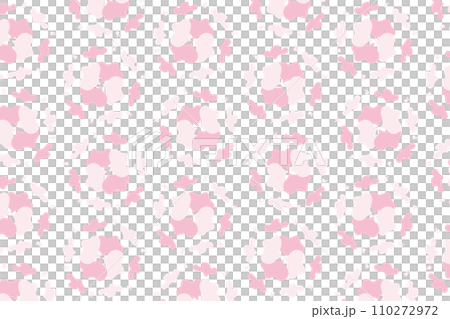 ピンクの花のパターン背景 110272972