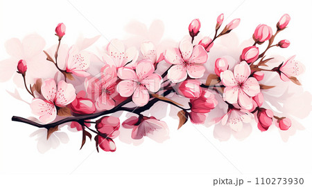 満開の桜の花