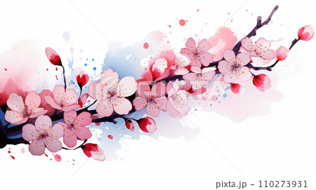 満開の桜の花