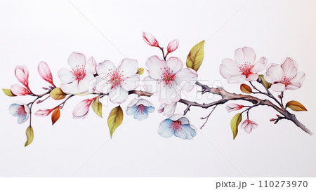 満開の桜の花