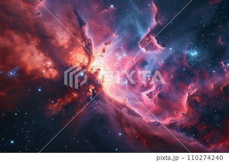 銀河の創造 宇宙の奥深くの星間雲 AI画像 35 銀河の創造 宇宙の奥深くの星間雲 AI画像 35 110274240