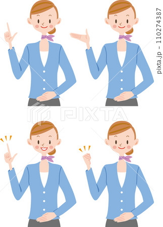 案内　女性販売員 110274387