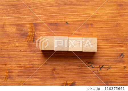 空白の木製ブロック 空白の木製ブロック 110275661