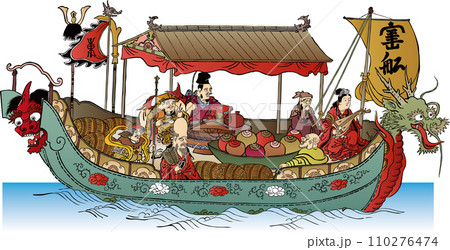 浮世絵 七福神 その34 浮世絵 七福神 その34 110276474