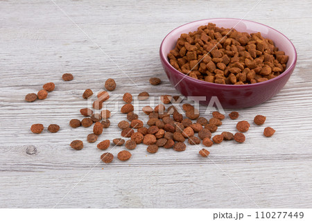 Bowl with animal food 110277449