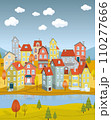 Small town - autumn season 110277666