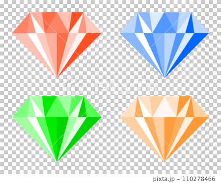 Illustration of expensive gemstones such as diamonds and rubies that shine and shine Illustration of expensive gemstones such as diamonds and rubies that shine and shine 110278466