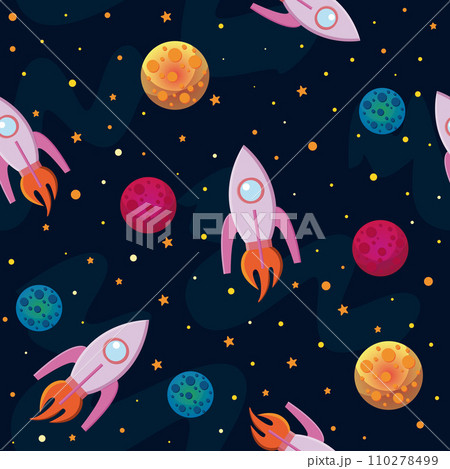 Vector pattern with space Vector pattern with space 110278499