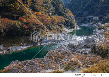 徳島県大歩危峡 110280167