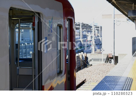 終終着駅車止め 名古屋鉄道 新羽島駅 終終着駅車止め 名古屋鉄道 新羽島駅 110280323