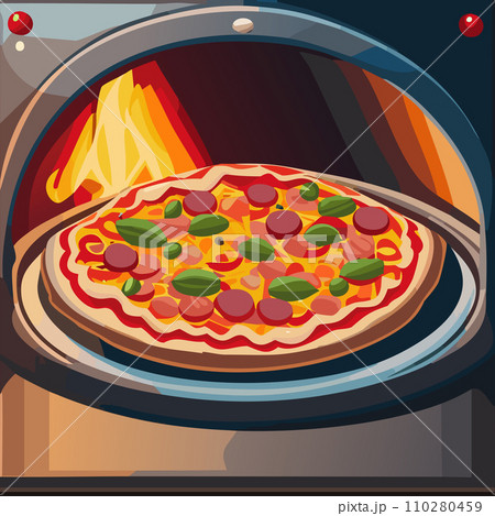 Pizza. Homemade pizza. Delicious pizza. Freshly made Italian margherita pizza with buffalo mozzarella and basil. Pizza with cheese, tomato sauce. Wood oven. World Pizza Day. February 9. 2024. Pizza. Homemade pizza. Delicious pizza. Freshly made Italian margherita pizza with buffalo mozzarella and basil. Pizza with cheese, tomato sauce. Wood oven. World Pizza Day. February 9. 2024. 110280459