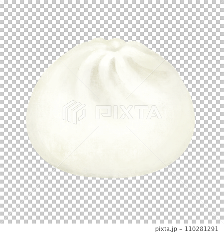 Meat bun illustration, Chinese steamed bun, dim sum 110281291
