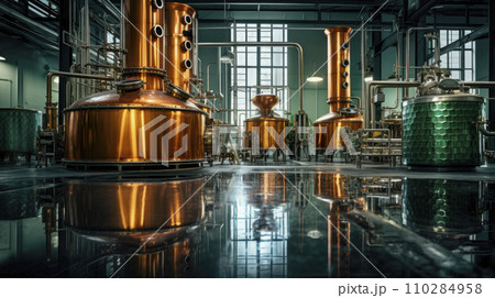 Brewery production inside the factory 110284958