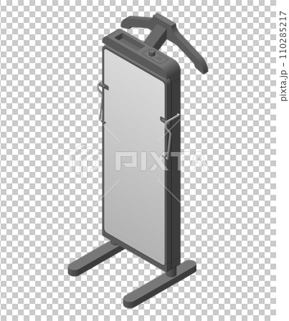 用等角投影繪製的熨褲器插圖 110285217