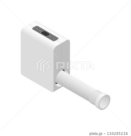 アイソメトリック図法で描いた布団乾燥機のイラスト 110285218