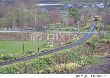 根室本線　下金山ー山部　JR北海道　キハ40-777（釧路） 110286237