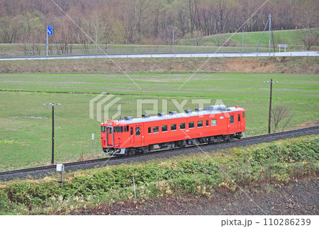 根室本線　下金山ー山部　JR北海道　キハ40-777（釧路） 110286239