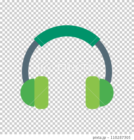 Color style icon representing music, headphones, listen 110287305