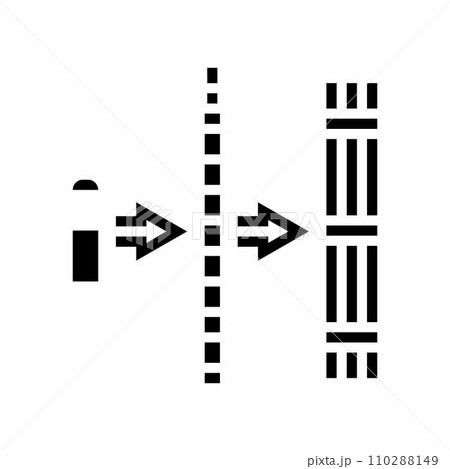 fuel assembly nuclear energy glyph icon vector illustration 110288149