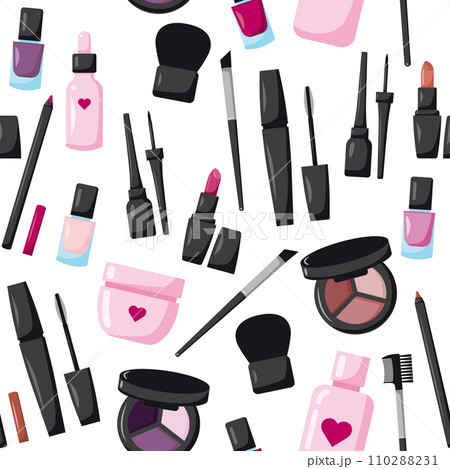 Pattern with cosmetics Pattern with cosmetics 110288231