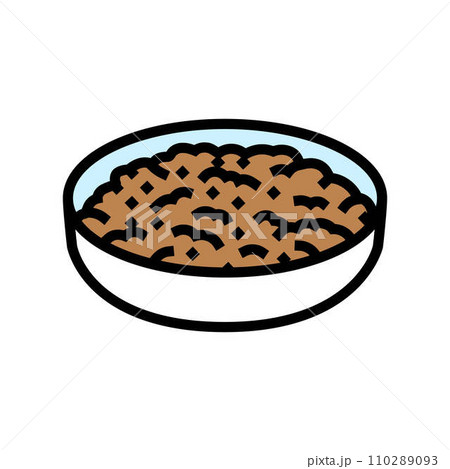 refried beans mexican cuisine color icon vector illustration refried beans mexican cuisine color icon vector illustration 110289093