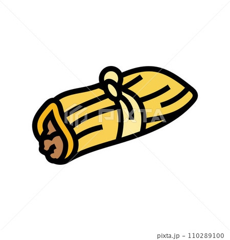 tamale mexican cuisine color icon vector illustration 110289100