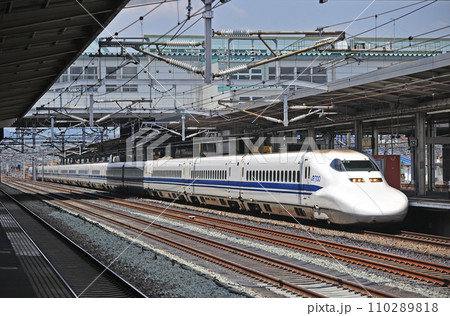 東海道新幹線　豊橋　JR西日本　700系　B13編成（博多）　のぞみ　ひかり　こだま 110289818