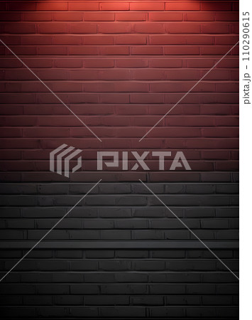 Neon flat brick sharp detailed K symmetrical 110290615