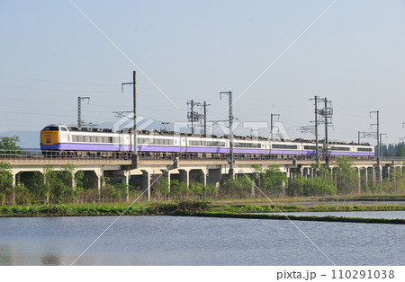 海峡線 知内ー木古内 JR東日本 485系3000番台 A編成(青森) 白鳥 海峡線 知内ー木古内 JR東日本 485系3000番台 A編成(青森) 白鳥 110291038