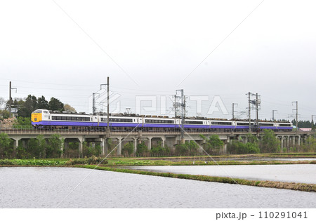 海峡線 知内ー木古内 JR東日本 485系3000番台 A編成(青森) 白鳥 海峡線 知内ー木古内 JR東日本 485系3000番台 A編成(青森) 白鳥 110291041