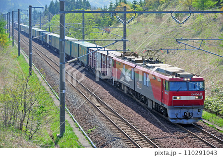 海峡線 知内ー木古内 JR貨物 EH500-32(仙台) 海峡線 知内ー木古内 JR貨物 EH500-32(仙台) 110291043