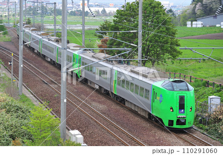 海峡線 木古内ー知内 JR北海道 789系 HE-302編成(函館) スーパー白鳥 海峡線 木古内ー知内 JR北海道 789系 HE-302編成(函館) スーパー白鳥 110291060