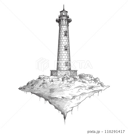 High lighthouse tower. 110291417